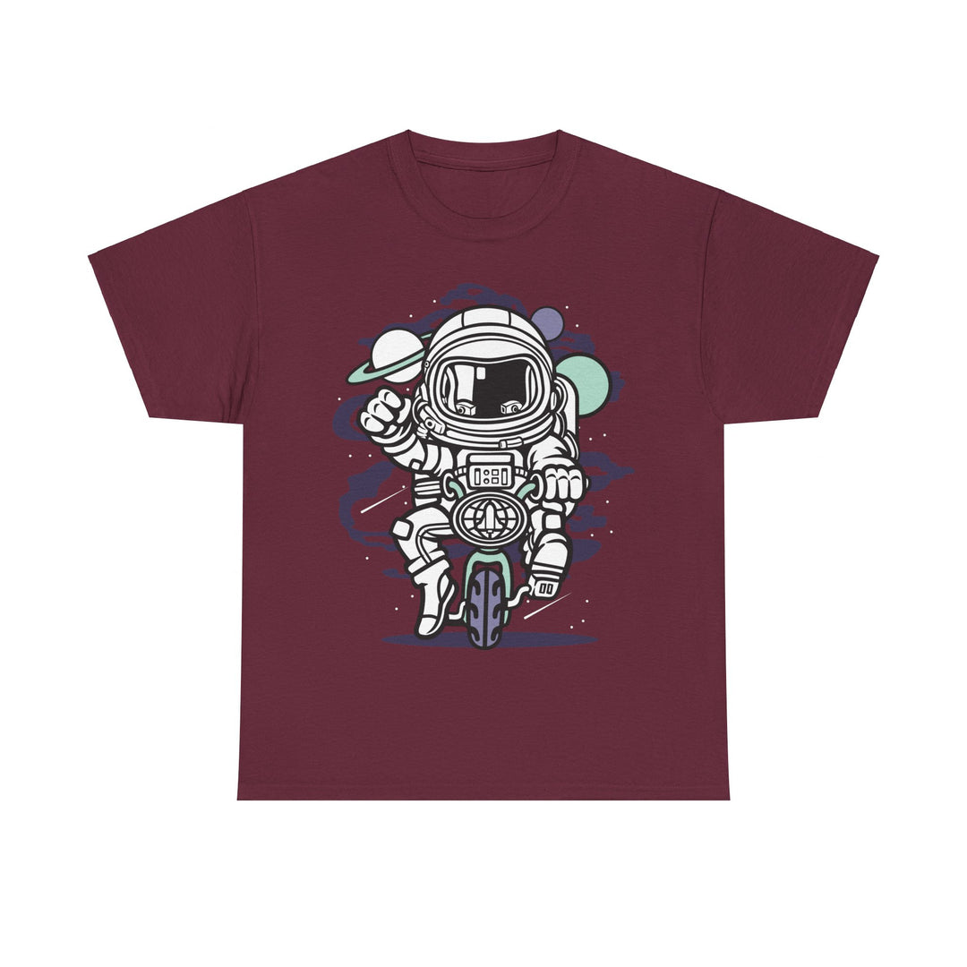 Space Bike Unisex Heavy Cotton Tee