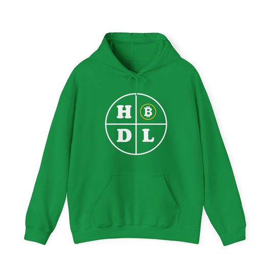 BraggerSwine Unisex Heavy Blend™ Hooded Sweatshirt - Bitcoin HODL