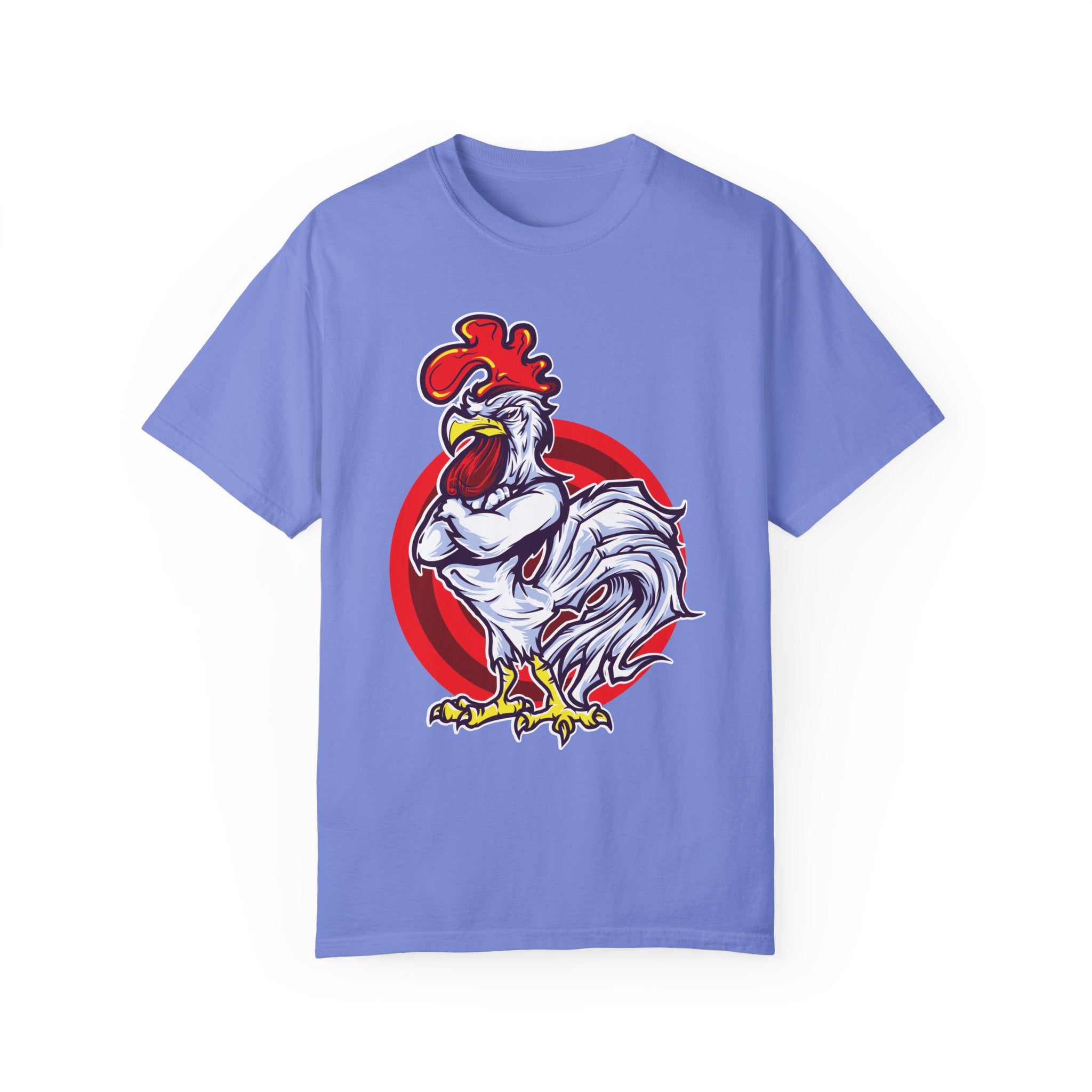 BraggerSwine Unisex Garment-Dyed T-Shirt - Big "Cock" Rooster