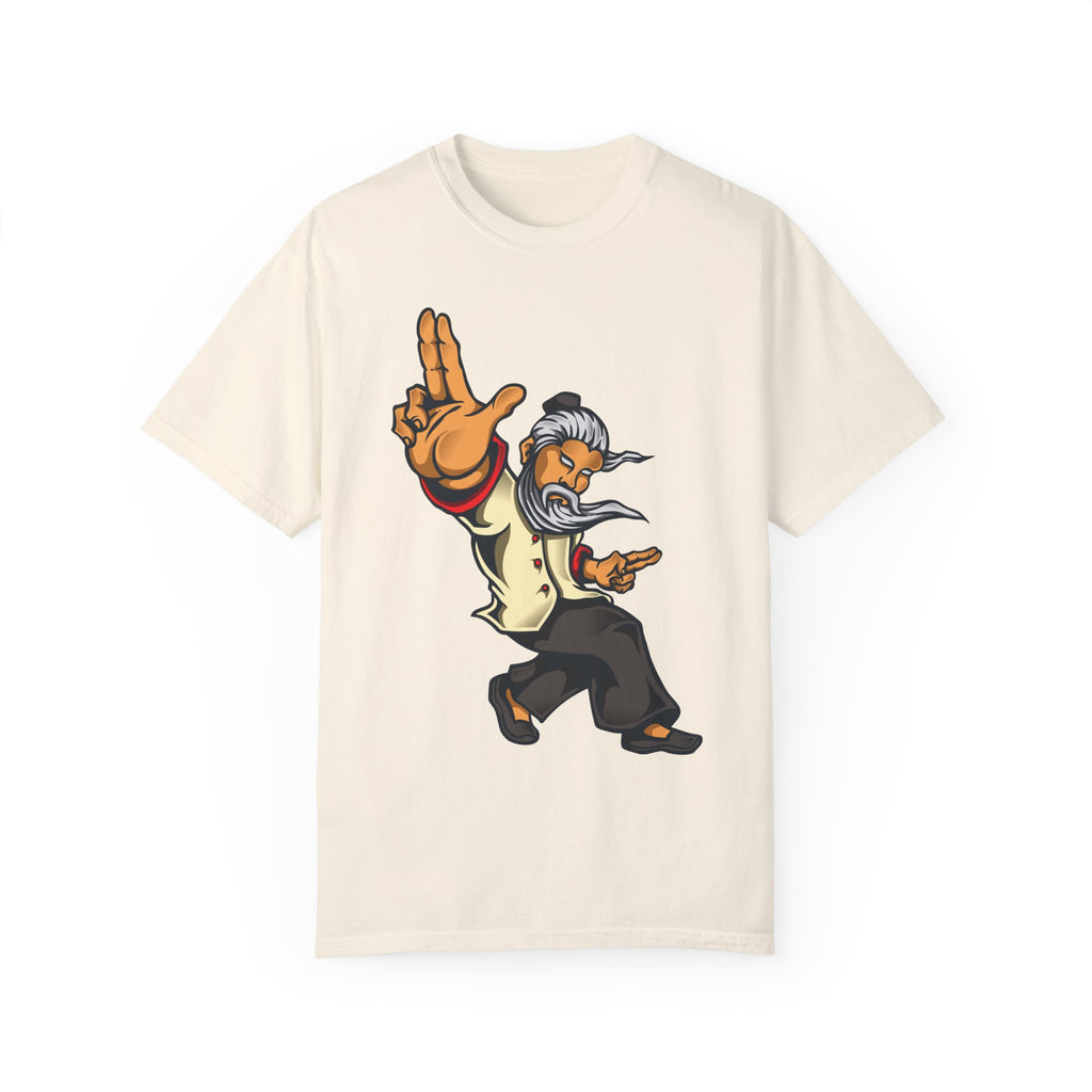 BraggerSwine Unisex Garment-Dyed T-Shirt - Kungfu Shifu
