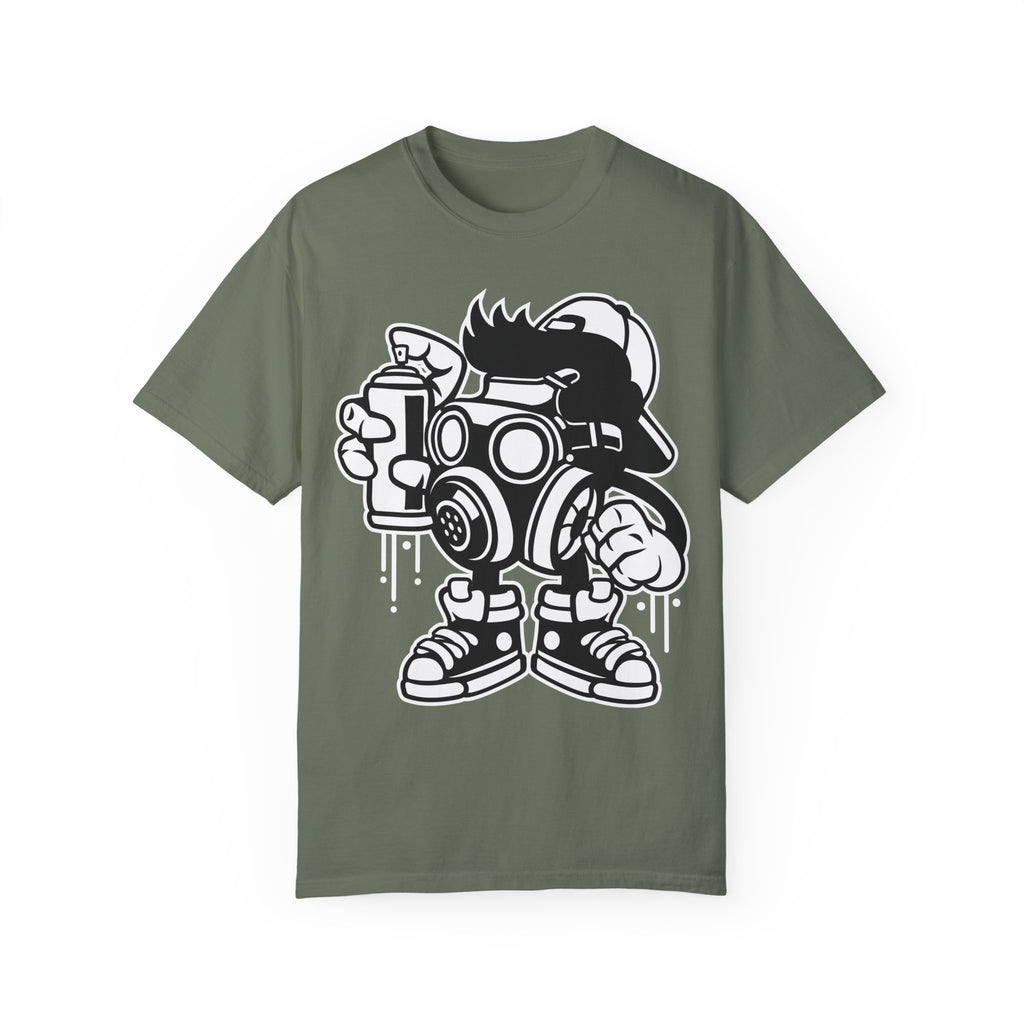 BraggerSwine Unisex Garment-Dyed T-Shirt - Graffiti Bomber