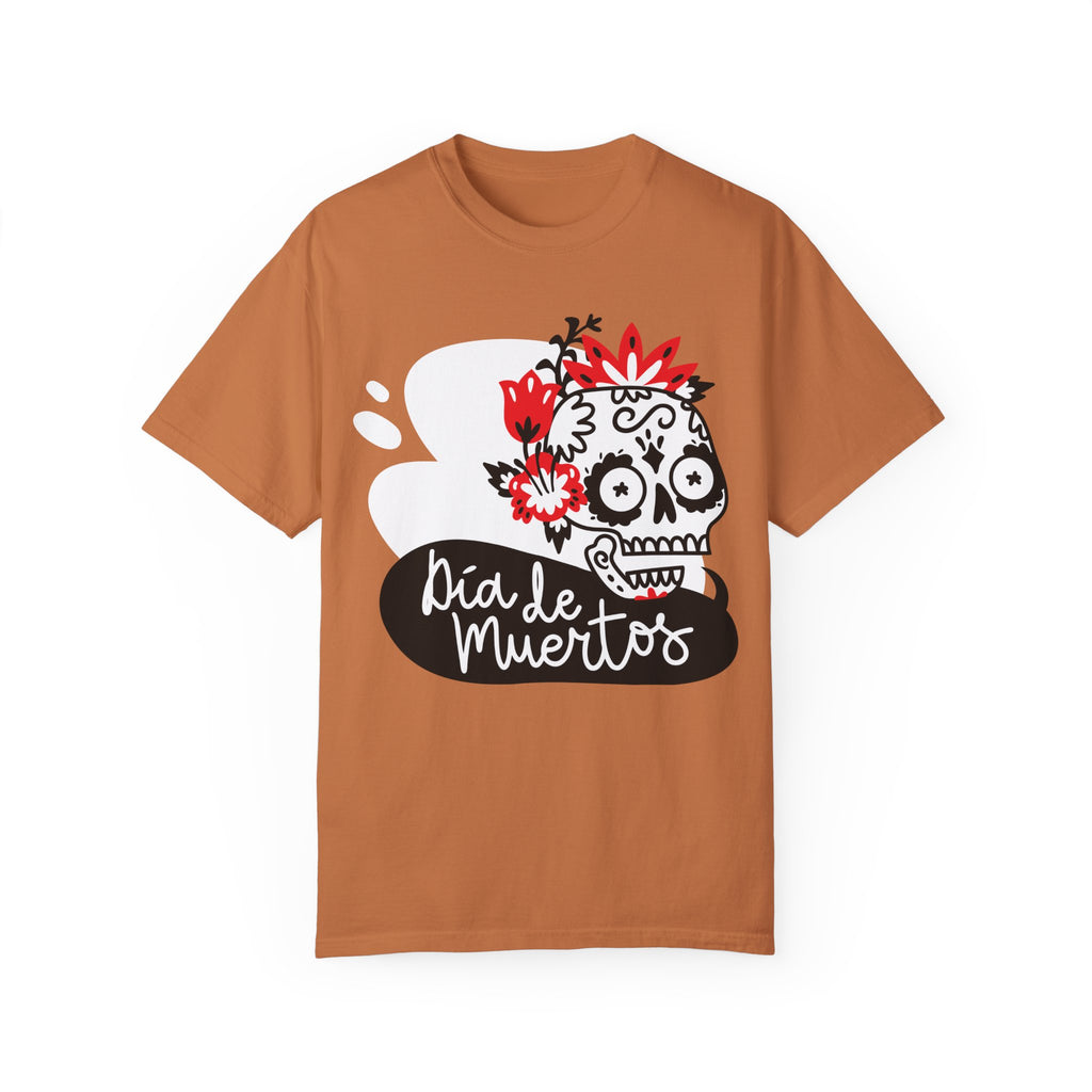 BraggerSwine Unisex Garment-Dyed T-Shirt - Dia De Muertos