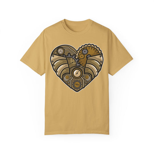 BraggerSwine Unisex Garment-Dyed T-Shirt - Steam Punk Heart