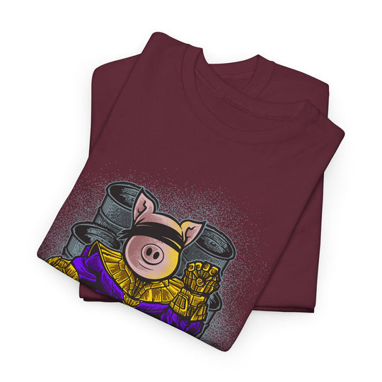 Pig Thanos Unisex Heavy Cotton Tee