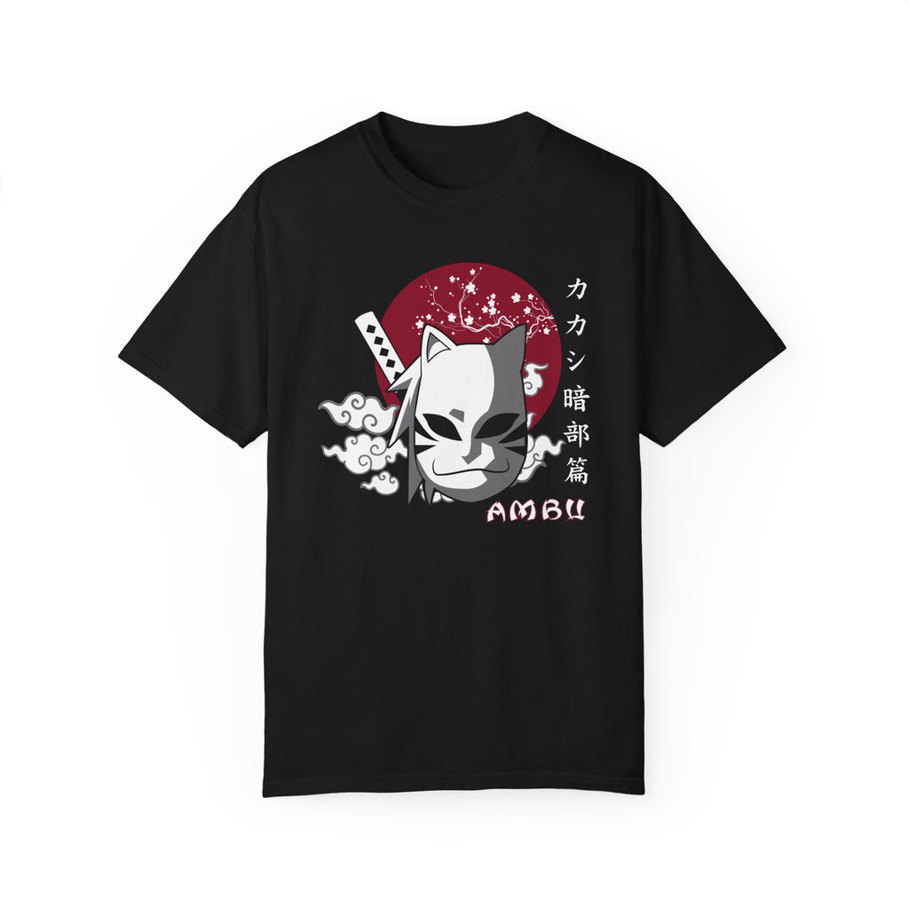 BraggerSwine Unisex Garment-Dyed T-Shirt - Anbu Anime Mask
