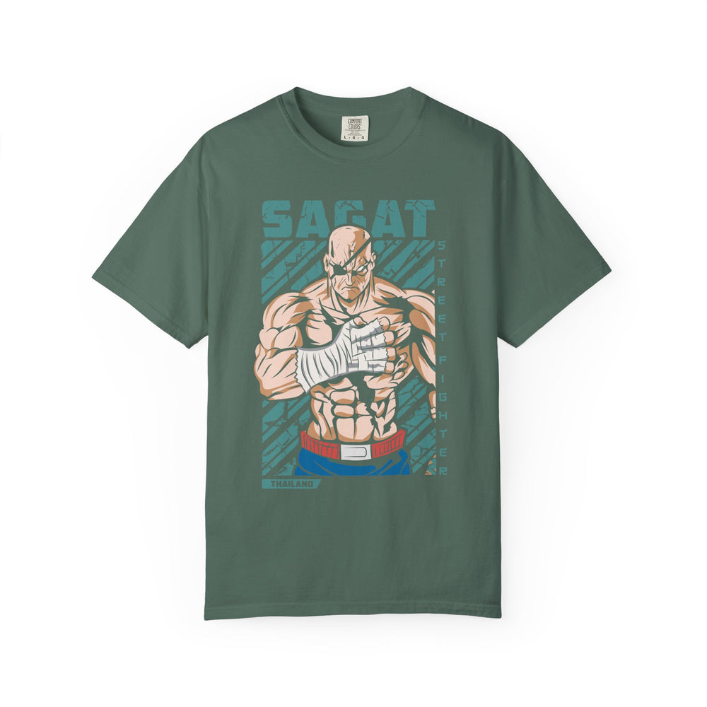 Boxer Graphic T-Shirt — 'SAFAT' Muscular Fighter Illustration