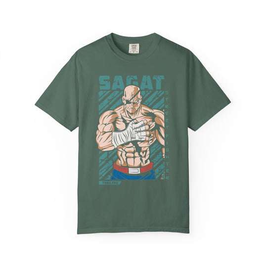 Boxer Graphic T-Shirt — 'SAFAT' Muscular Fighter Illustration