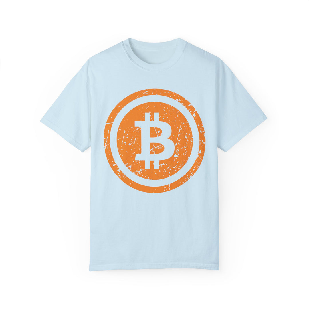 BraggerSwine Unisex Garment-Dyed T-Shirt - Vintage Bitcoin