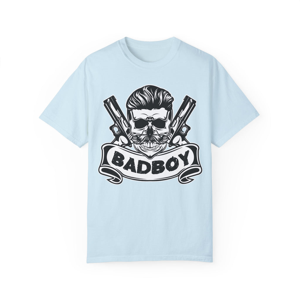 BraggerSwine Unisex Garment-Dyed T-Shirt - Bad Boy Skull