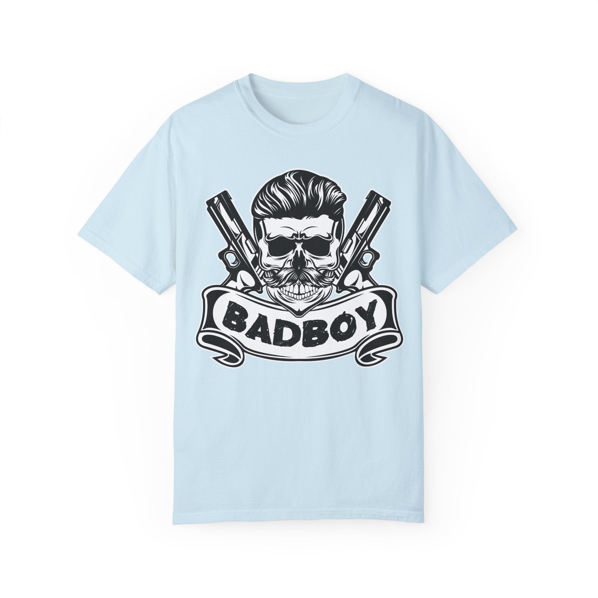BraggerSwine Unisex Garment-Dyed T-Shirt - Bad Boy Skull