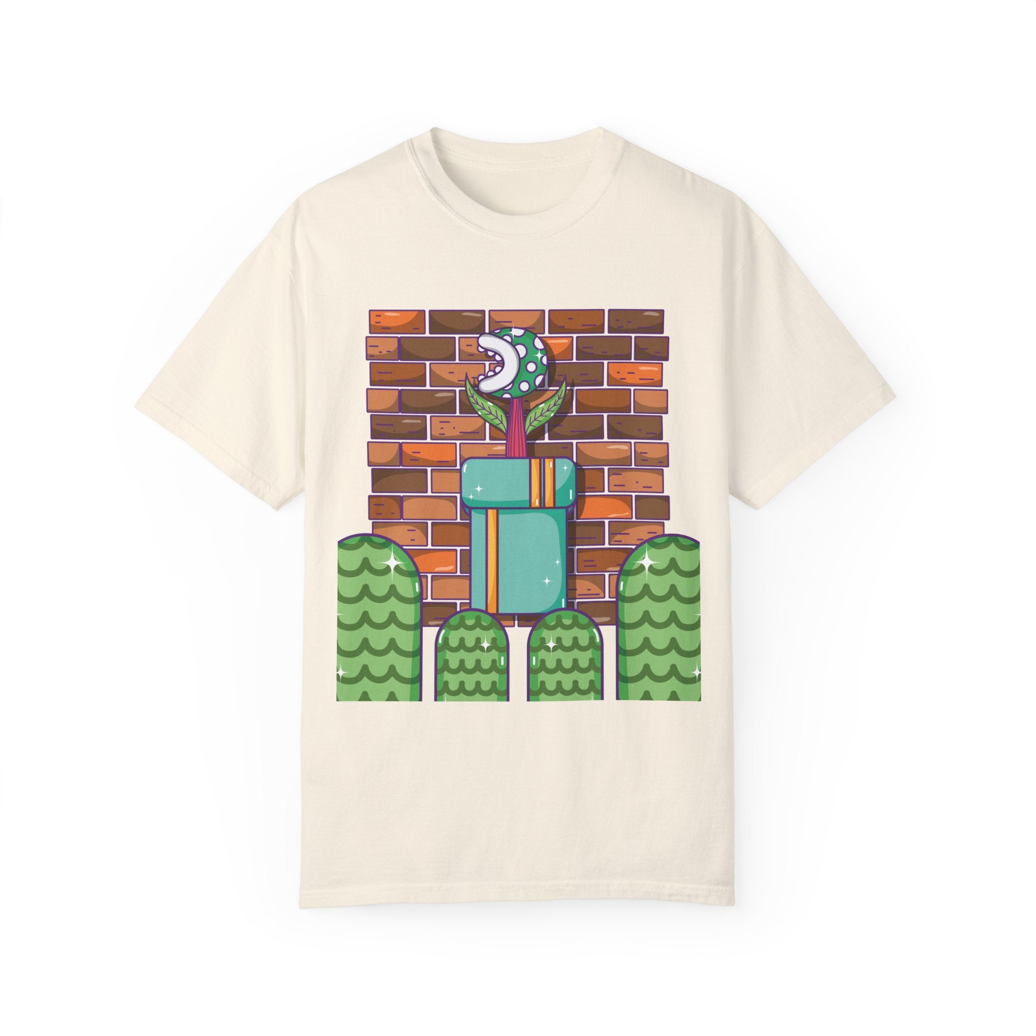 BraggerSwine Unisex Garment-Dyed T-Shirt - Video Game World