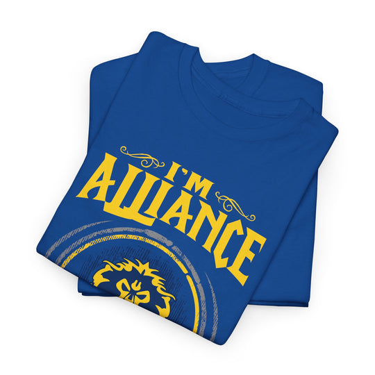 I'm Alliance WOW Unisex Heavy Cotton Tee