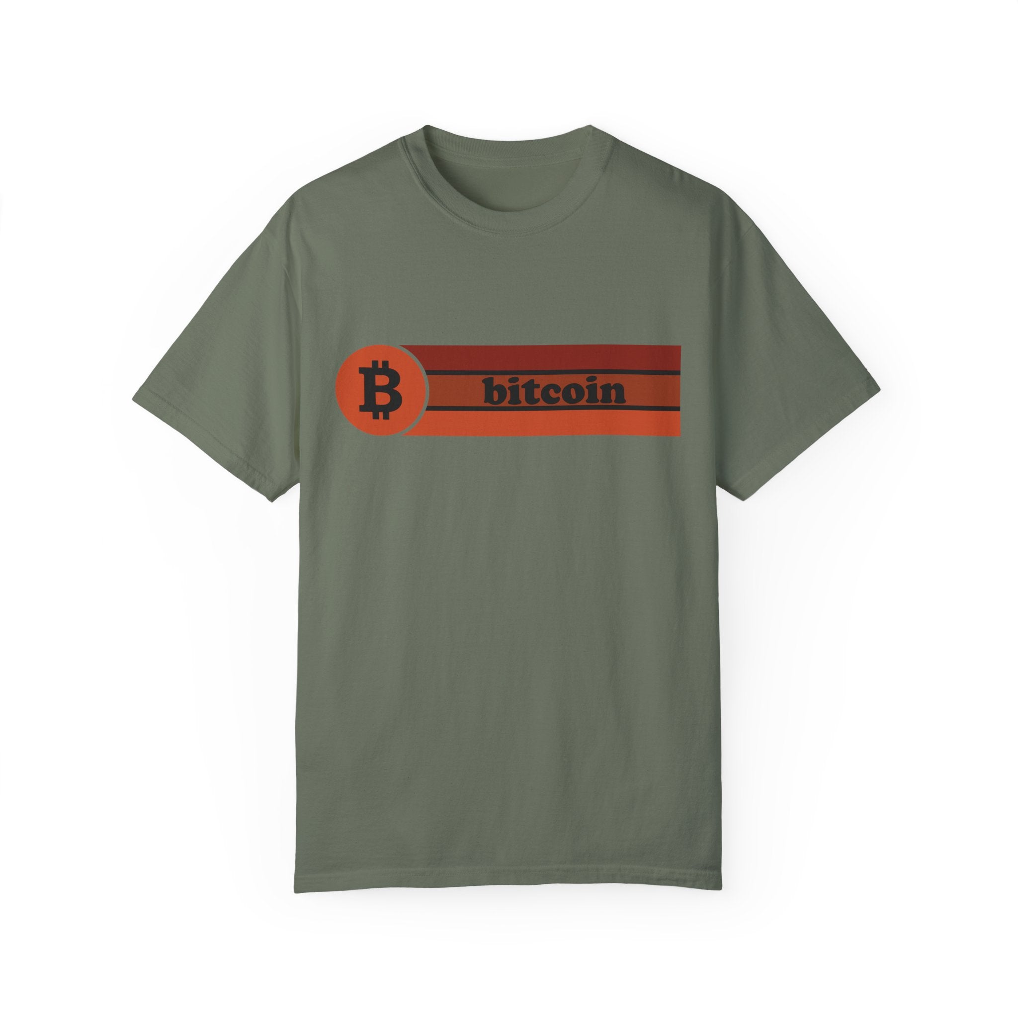 BraggerSwine Unisex Garment-Dyed T-Shirt - Bitcoin