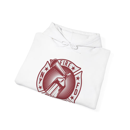 NY FD Fire Department Unisex Heavy Blend™ Hooded Sweatshirt