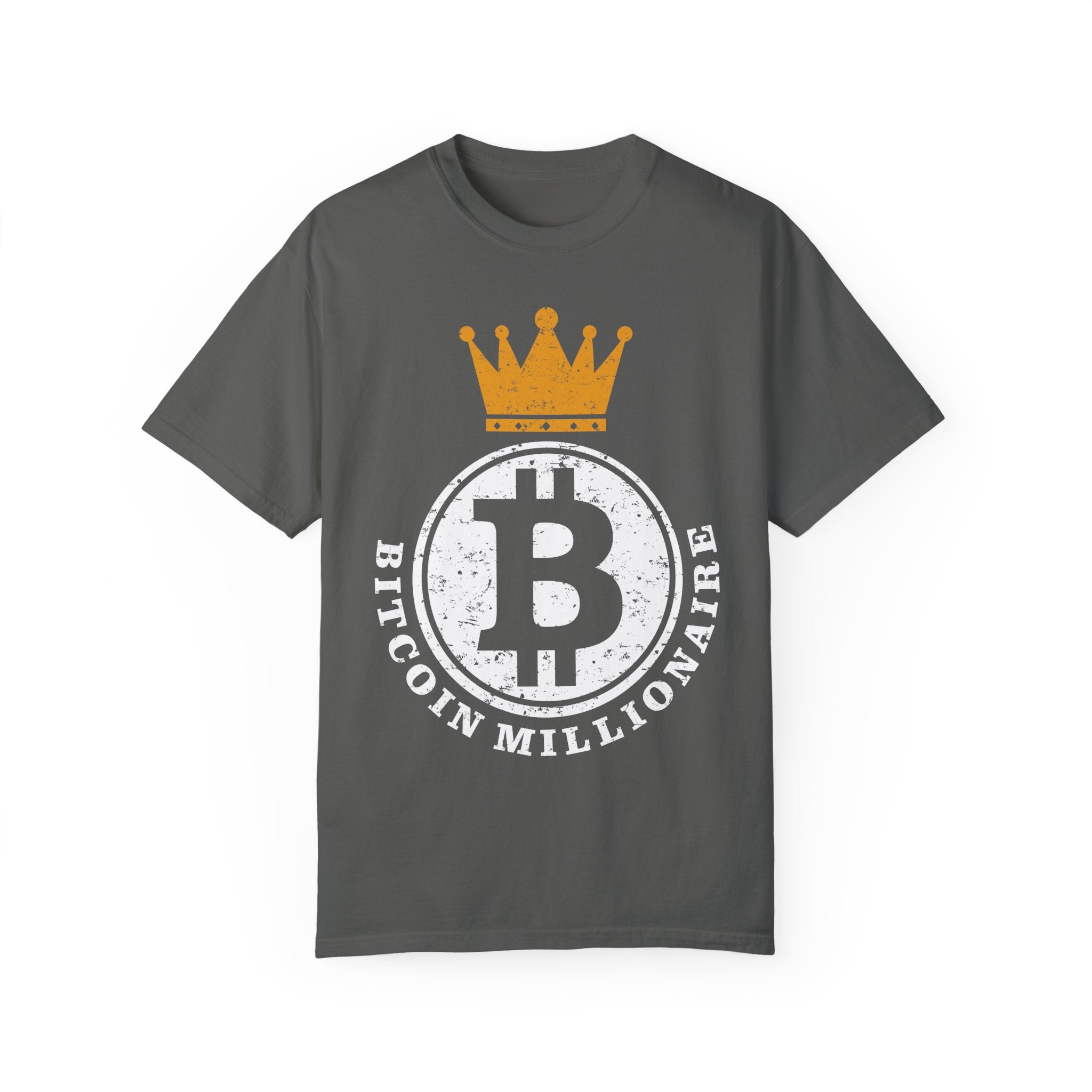 BraggerSwine Unisex Garment-Dyed T-Shirt - Bitcoin Millionaire