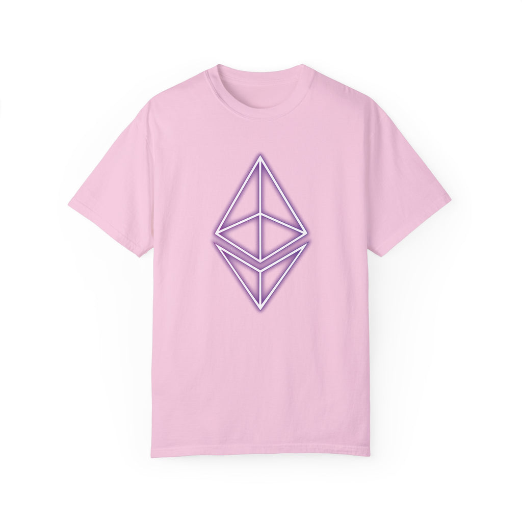 BraggerSwine Unisex Garment-Dyed T-Shirt - Neon Ethereum