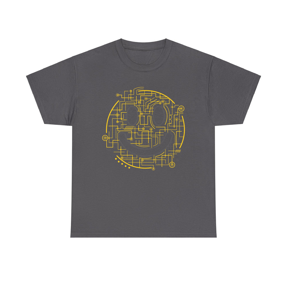 Electric Smiley Unisex Heavy Cotton Tee