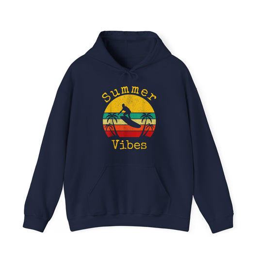 Summer Vibes Surfing Unisex Heavy Blend™ Hooded Sweatshirt