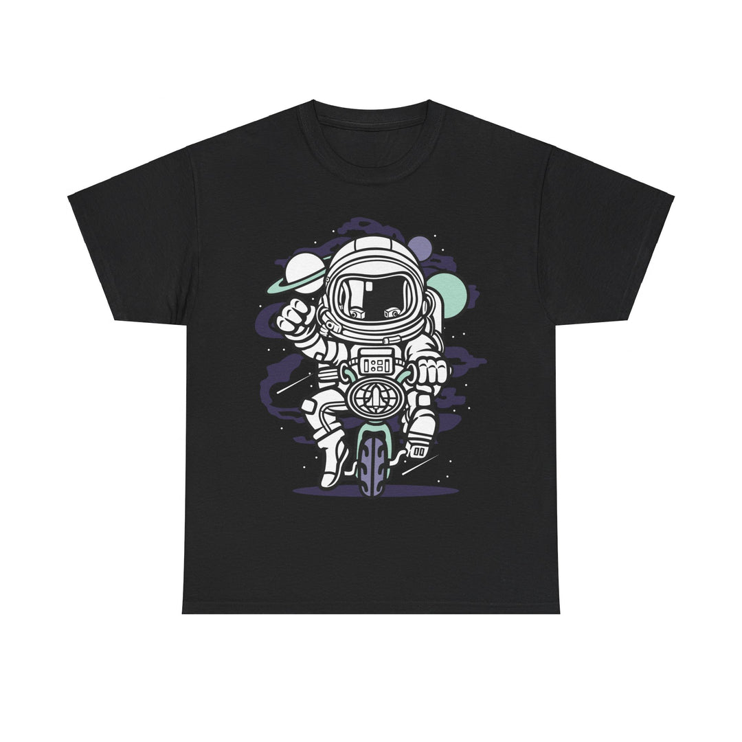 Space Bike Unisex Heavy Cotton Tee