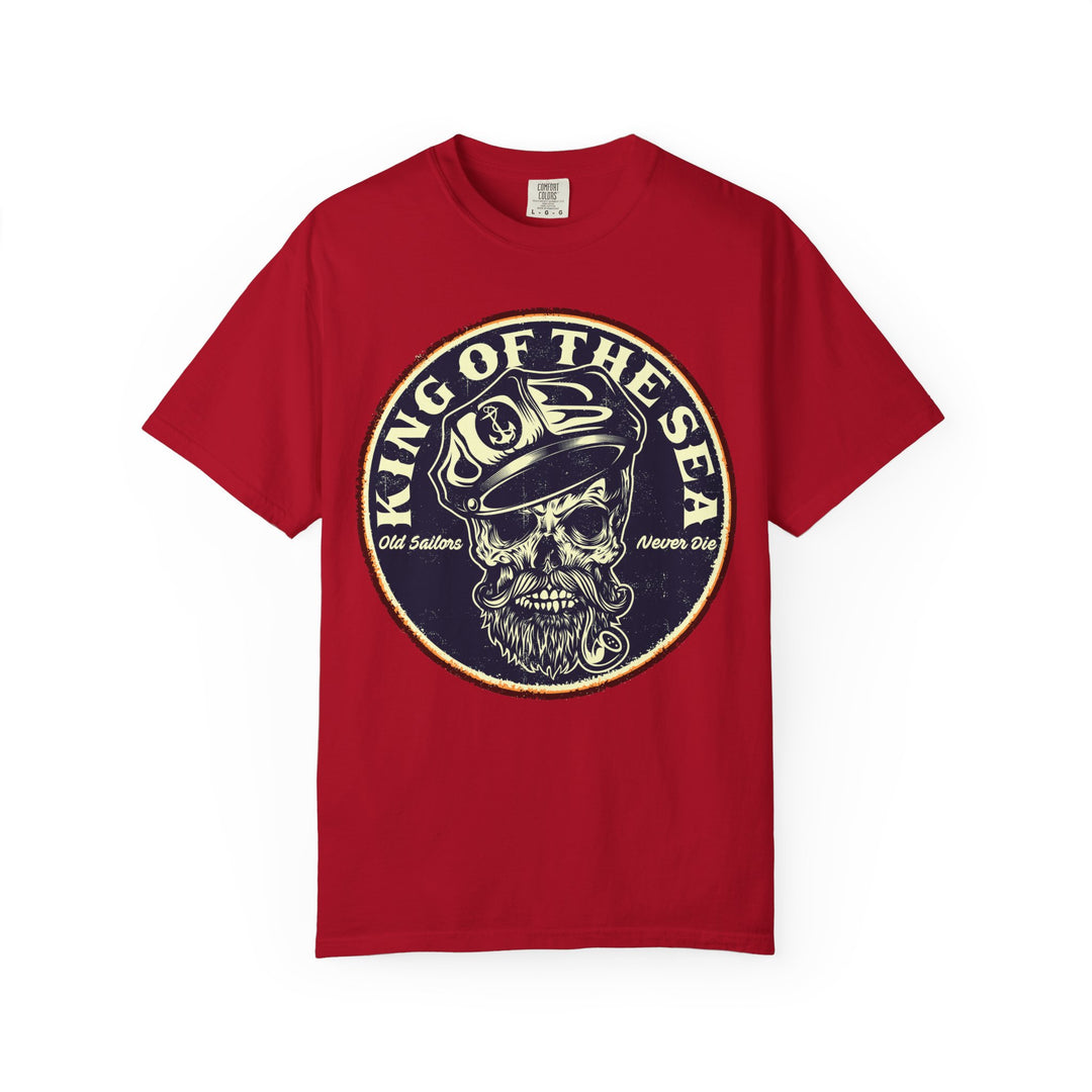 King of the Sea Skull T-Shirt — Vintage Nautical Pirate Tee