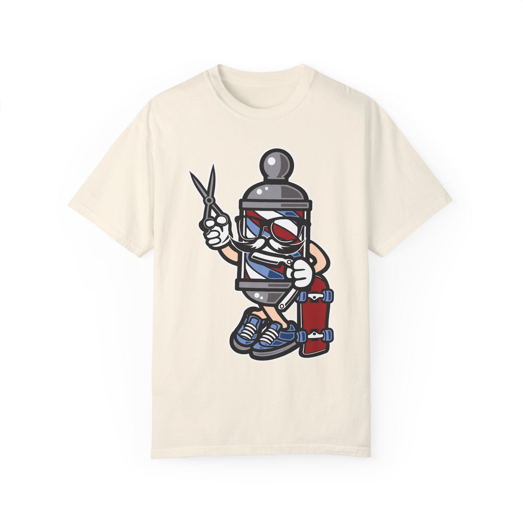 BraggerSwine Unisex Garment-Dyed T-Shirt - Barber Fresh Cut