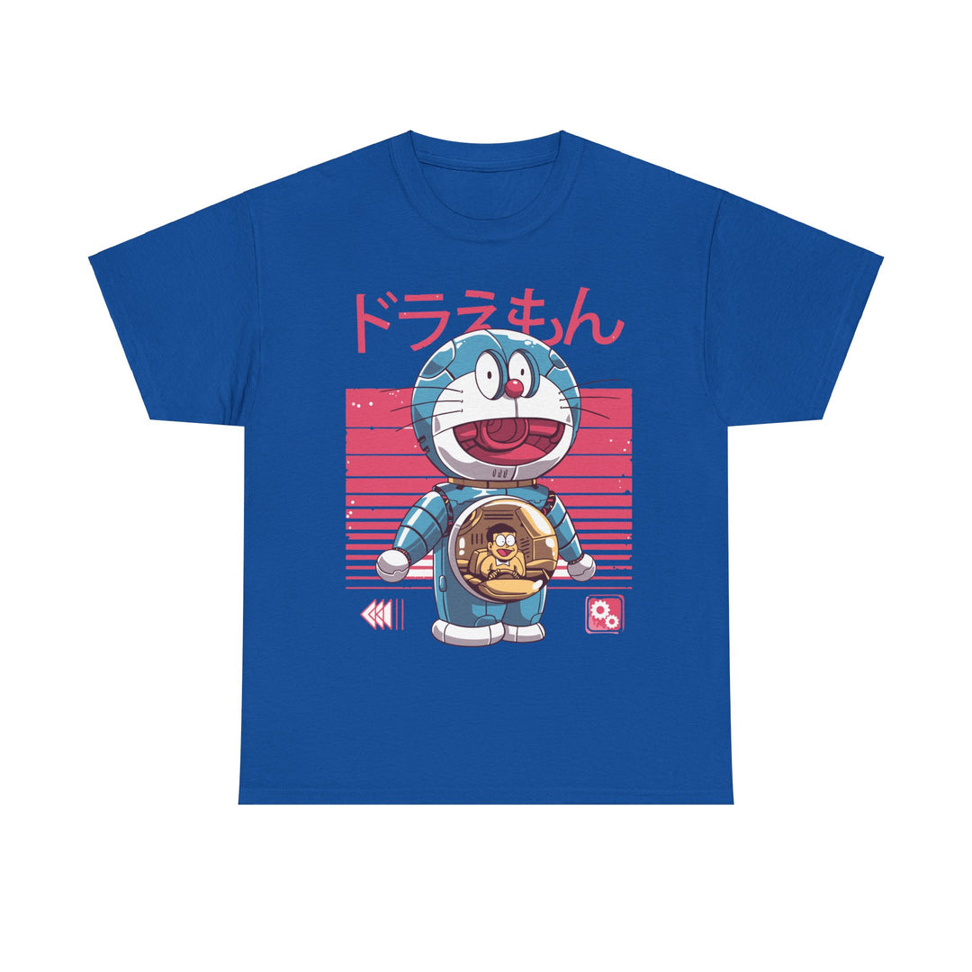 Doraemon Robot Unisex Heavy Cotton Tee