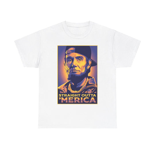 Straight Out Of MERICA Unisex Heavy Cotton Tee