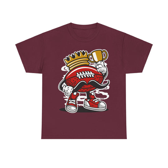 Football King Unisex Heavy Cotton Tee