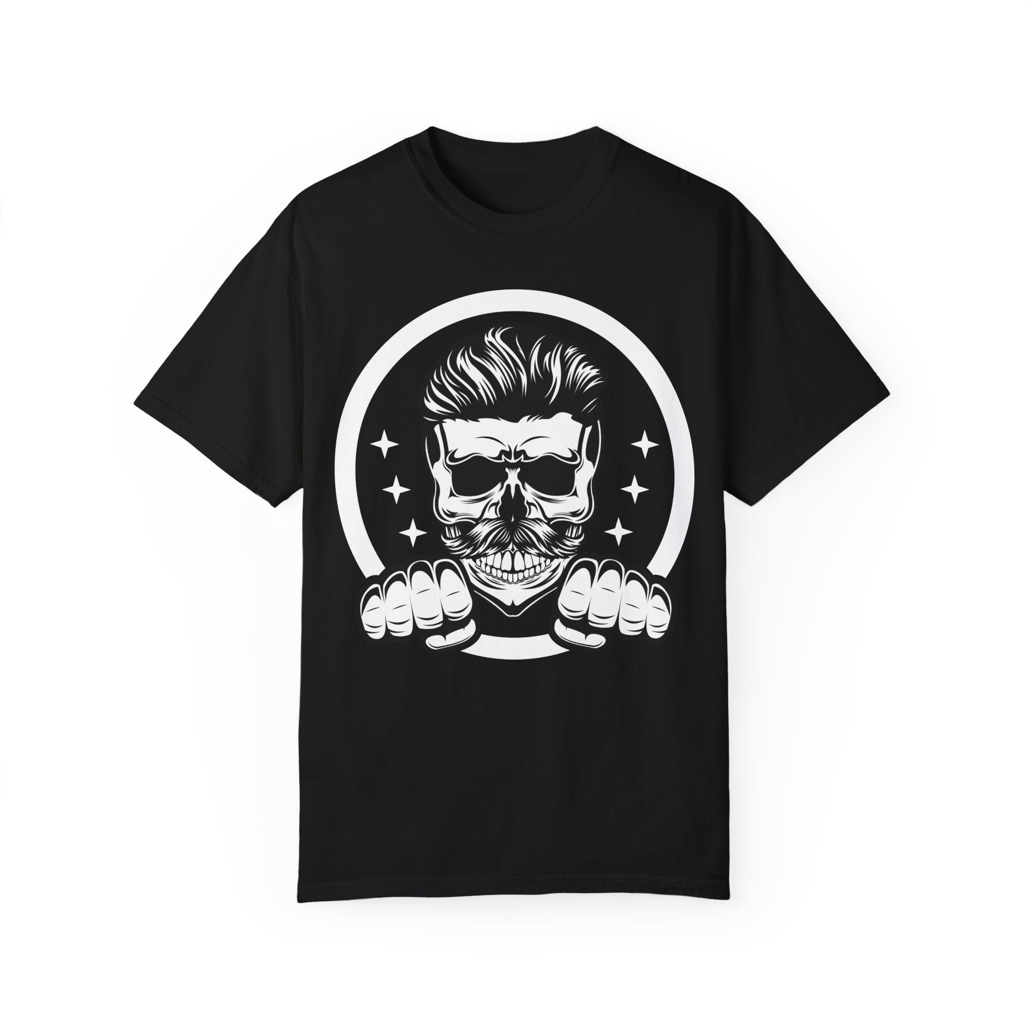 BraggerSwine Unisex Garment-Dyed T-Shirt - Skull & Knuckles