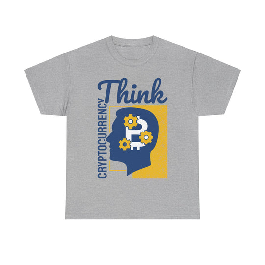 Think Cryptocurrency Unisex Heavy Cotton Tee