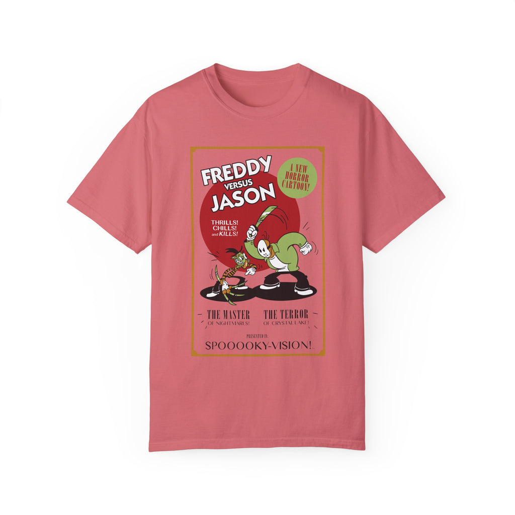 BraggerSwine Unisex Garment-Dyed T-Shirt - Freddy VS Jason