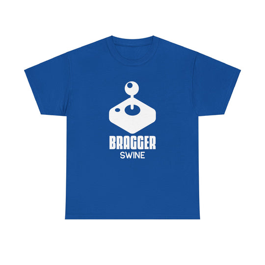 BraggerSwine Joystick Unisex Heavy Cotton Tee