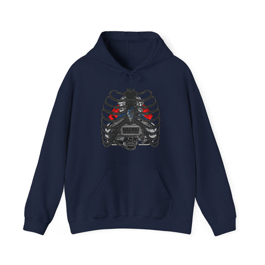 Skeleton Engine Unisex Heavy Blend™ Hooded Sweatshirt