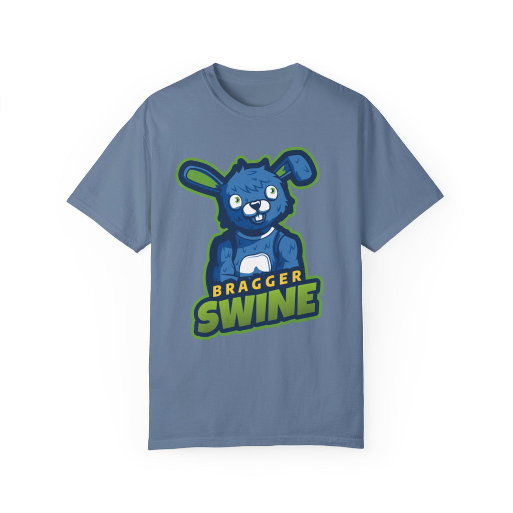 BraggerSwine Unisex Garment-Dyed T-Shirt - Bunny
