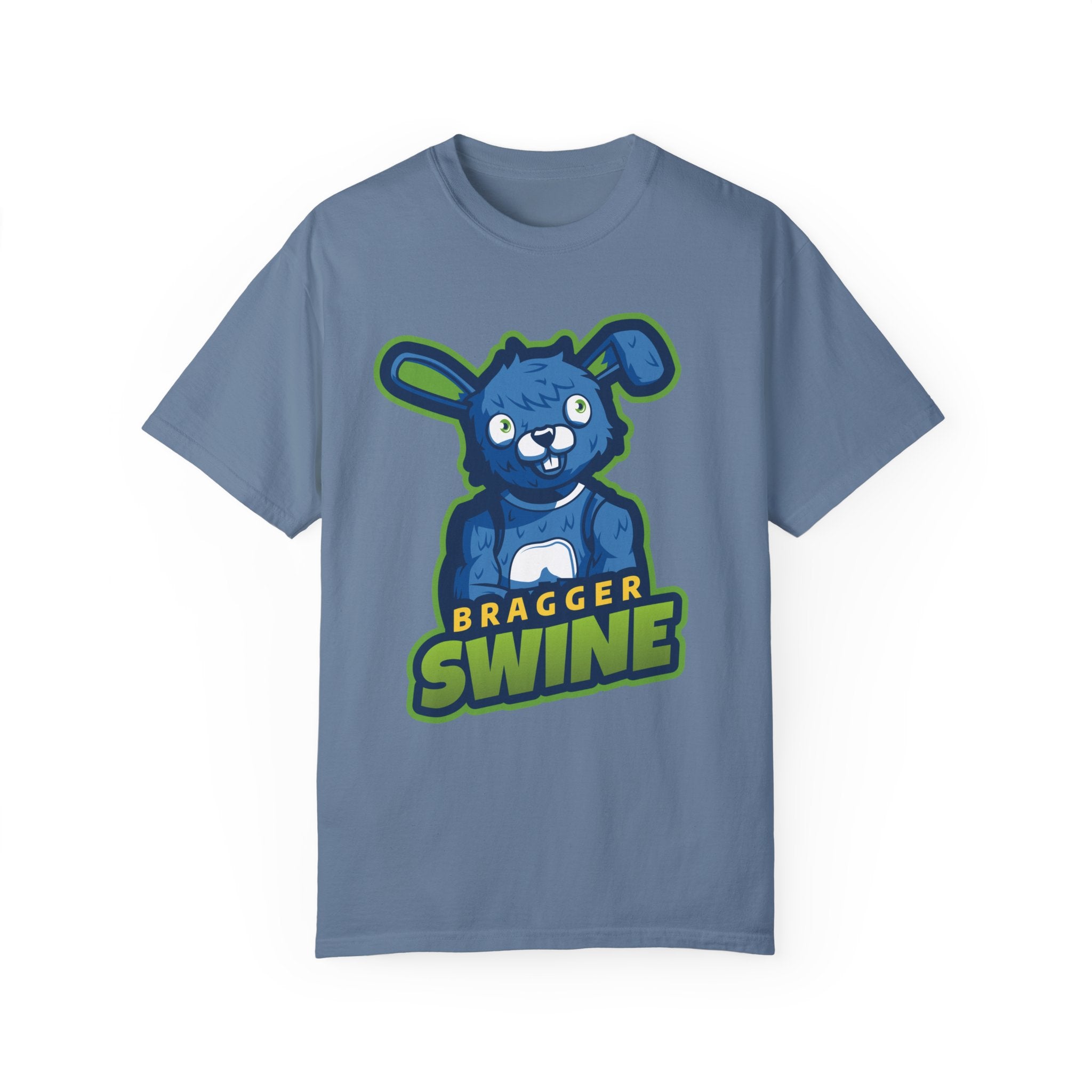 BraggerSwine Unisex Garment-Dyed T-Shirt - Bunny