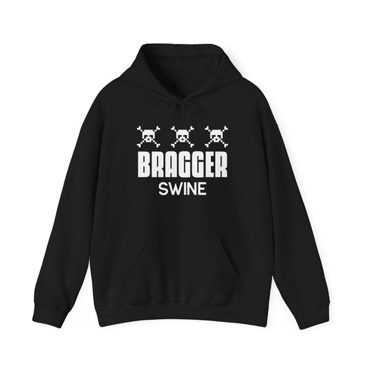 BraggerSwine Game Over Unisex Heavy Blend™ Hooded Sweatshirt