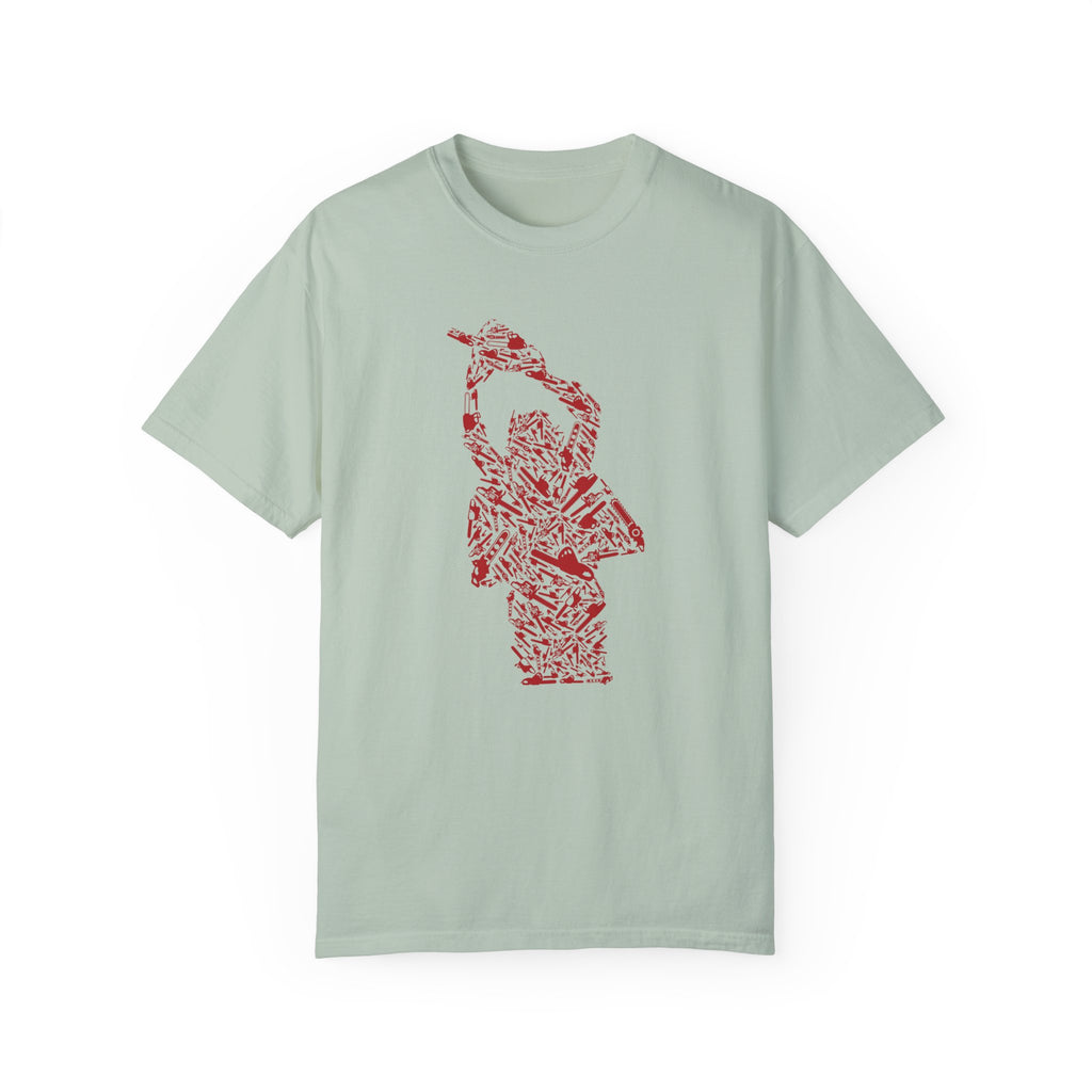 BraggerSwine Unisex Garment-Dyed T-Shirt - Chainsaw Killer