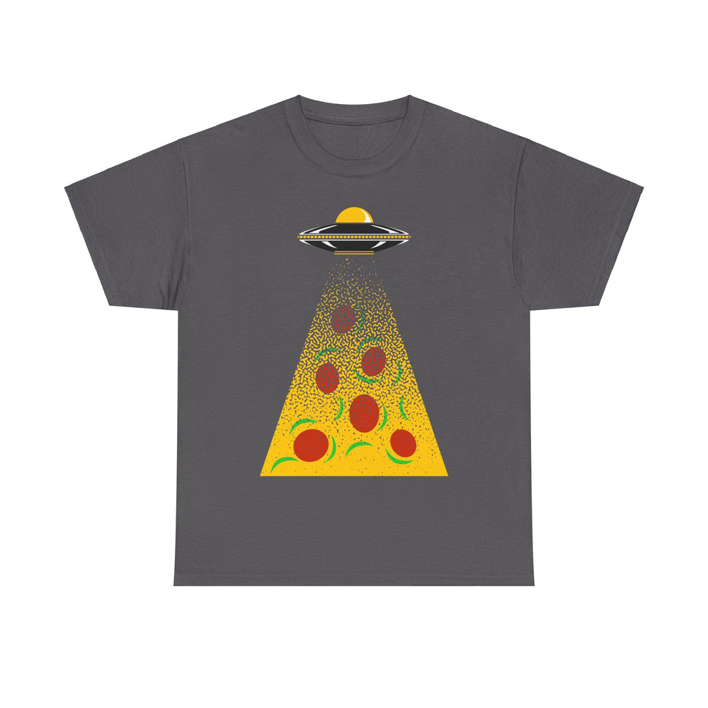 Alien Pizza Unisex Heavy Cotton Tee