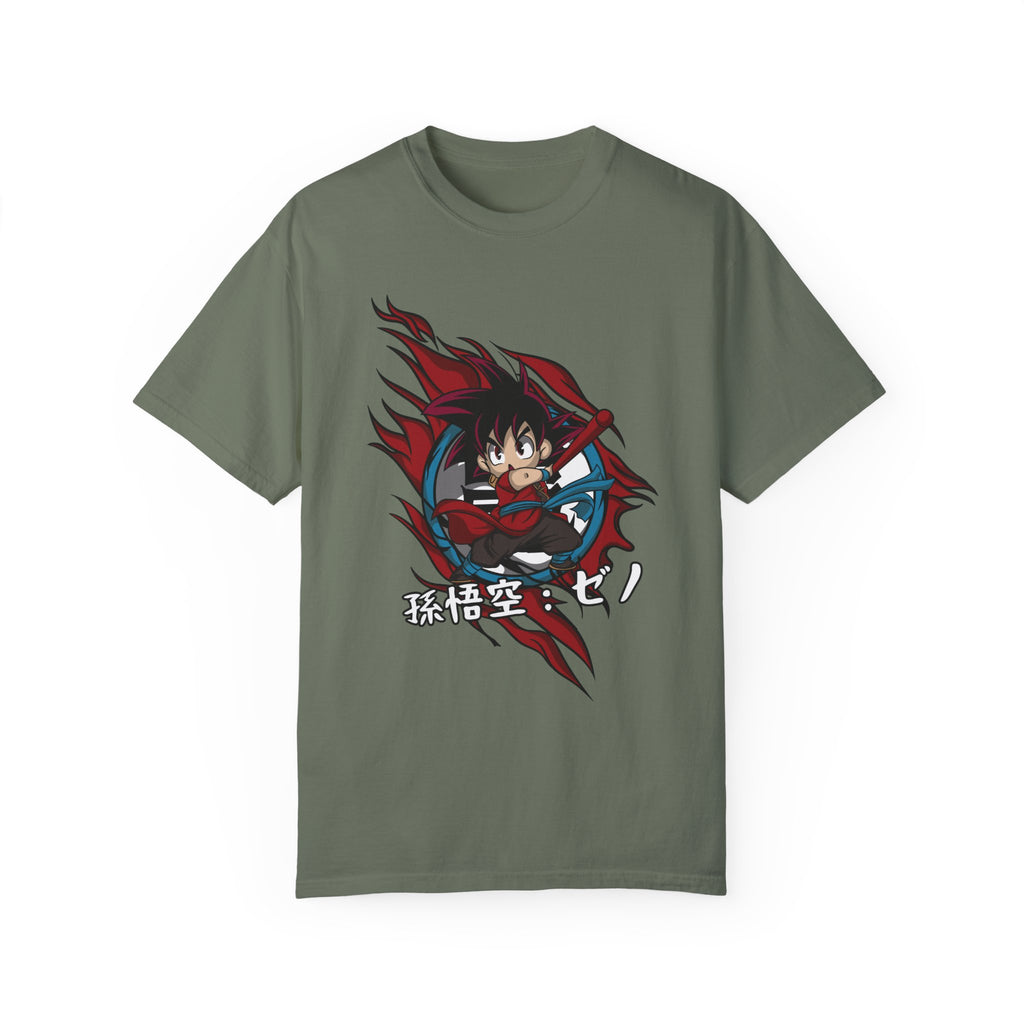 BraggerSwine Unisex Garment-Dyed T-Shirt - Baby Goku - Tee