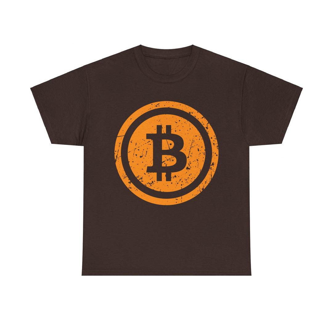 Bitcoin Logo Vintage Unisex Heavy Cotton Tee