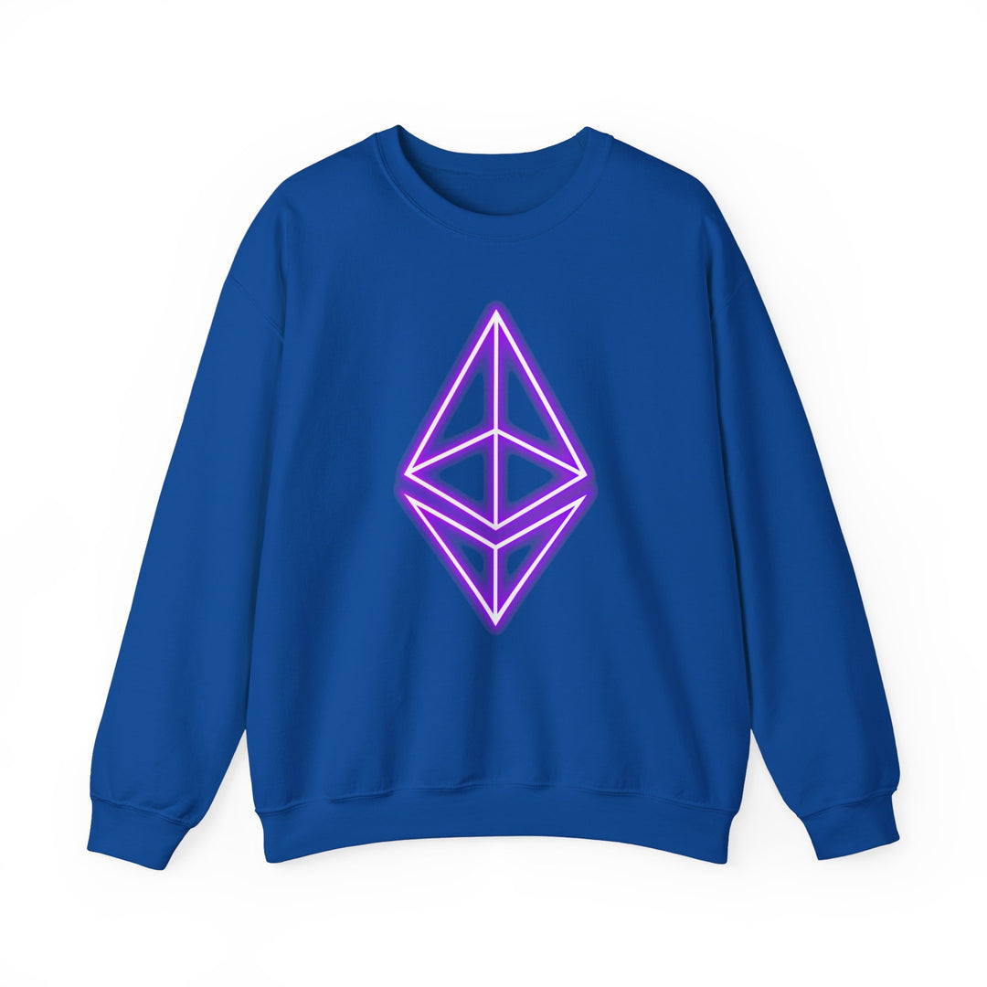 Neon Ethereum Unisex Heavy Blend™ Crewneck Sweatshirt