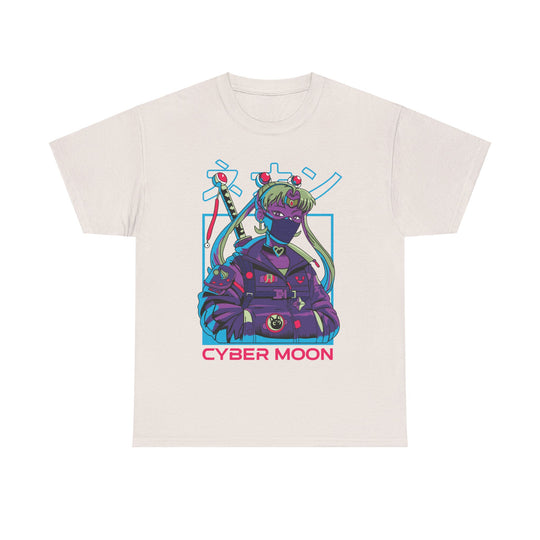 Cyber Moon Unisex Heavy Cotton Tee