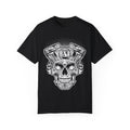 BraggerSwine Unisex Garment-Dyed T-Shirt - Skull Engine