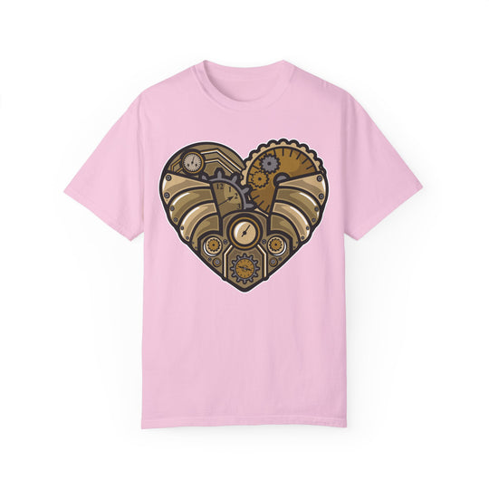 BraggerSwine Unisex Garment-Dyed T-Shirt - Steam Punk Heart