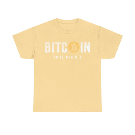 Bitcoin Billionaire Unisex Heavy Cotton Tee