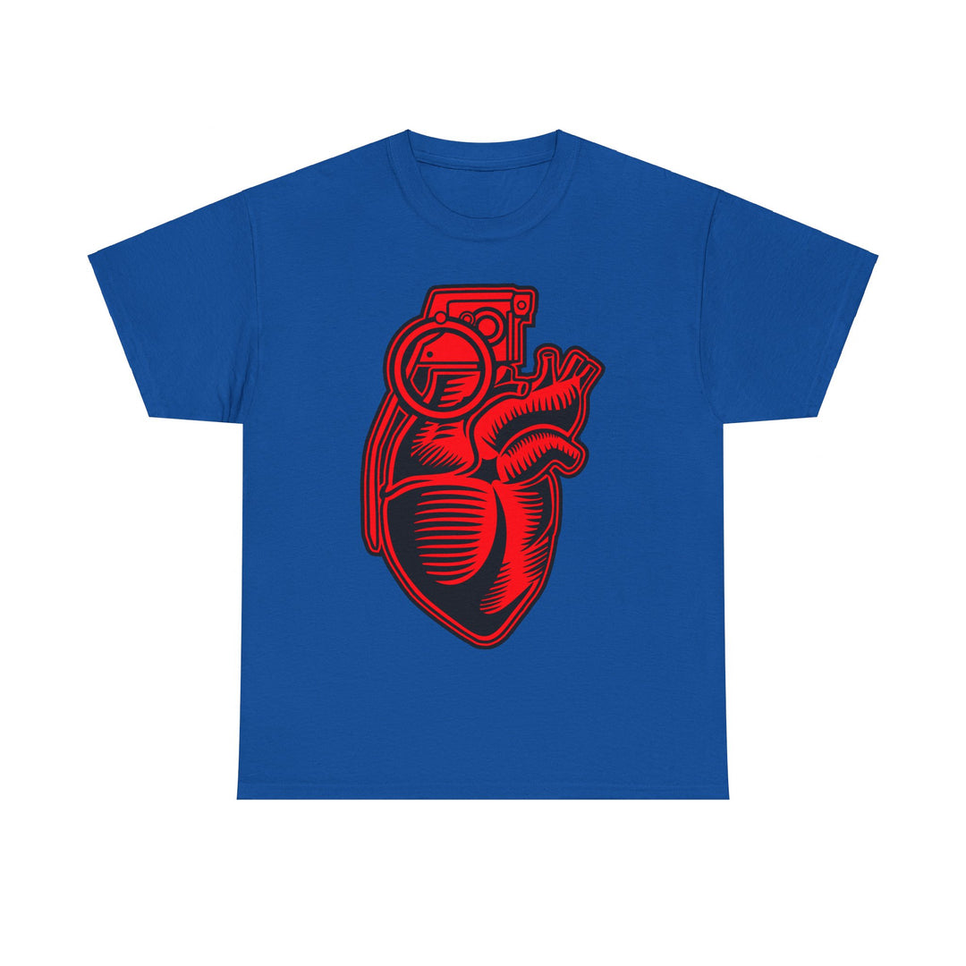 Grenade Heart Unisex Heavy Cotton Tee