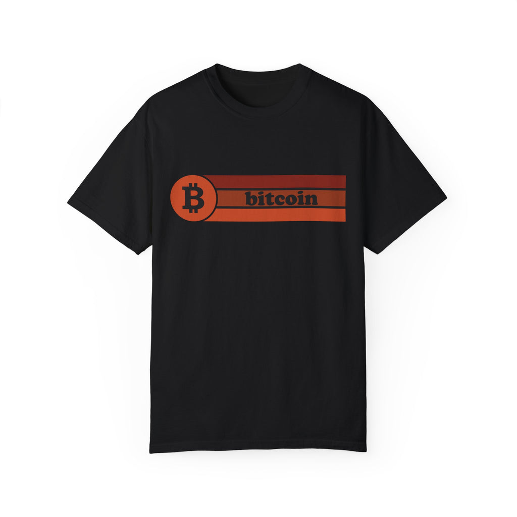 BraggerSwine Unisex Garment-Dyed T-Shirt - Bitcoin