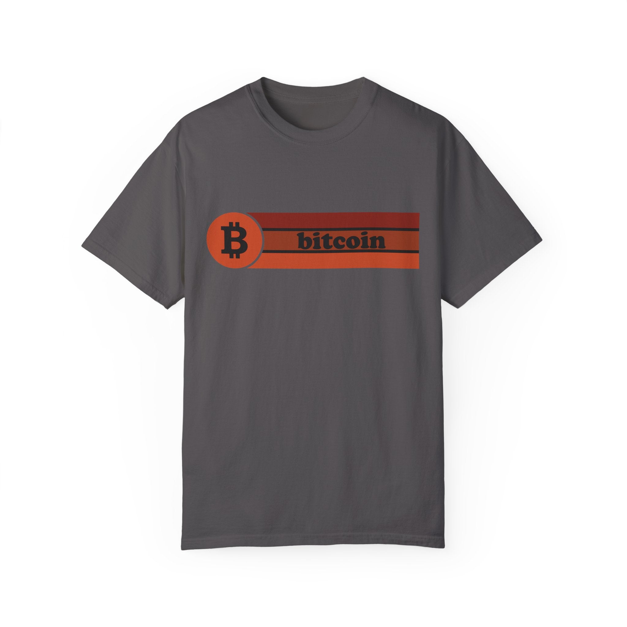 BraggerSwine Unisex Garment-Dyed T-Shirt - Bitcoin