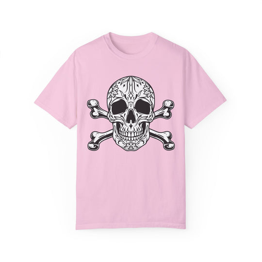 BraggerSwine Unisex Garment-Dyed T-Shirt - Aztec Skull & Bones