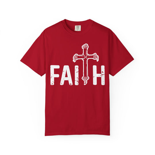 Faith Cross T-Shirt — Vintage Religious Christian Tee